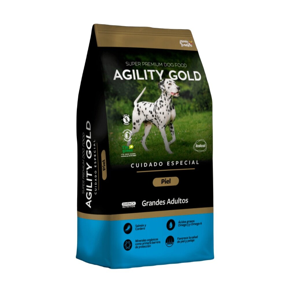 AGILITY GOLD C GRANDES ADULTOS PIEL 1,5 KG AGILITY GOLD  x 1 