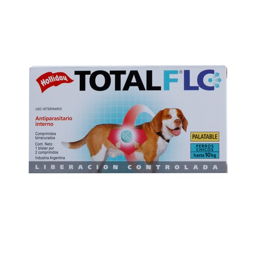 TOTAL FLC PERRO PEQUEÑO 2 COMPRIMIDOS Holliday  x 2 