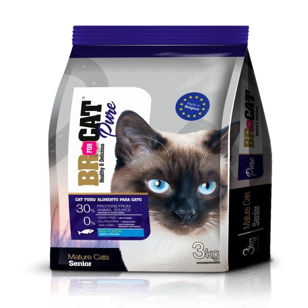 Comida para gatos BR Mature Cats Senior 1kg, 3kg