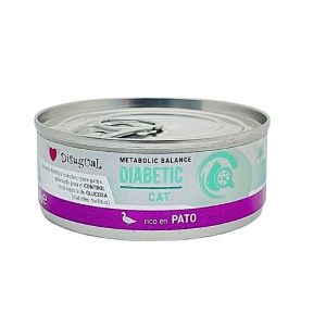 Alimento Humedo Para Gato en Lata Disugual Diabetic Diet Pato 85Gr