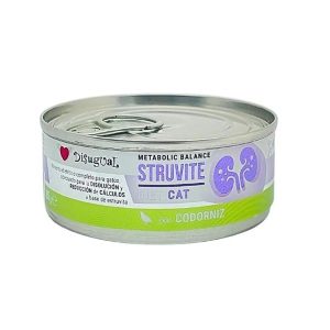 Alimento Humedo Para Gato en Lata Disugual Struvite Codorniz 85Gr